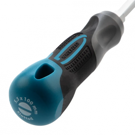 Отвертка, SL5.5х100 мм, S2, 3к рукоятка GROSS 12110