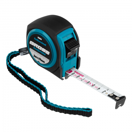 Рулетка Komfortabel, 3 м х 19 мм, обрезиненный корпус GROSS 32560