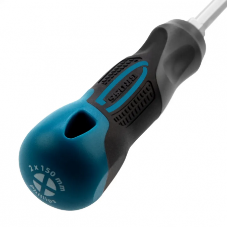 Отвертка, PH2х150 мм, S2, 3к ручка GROSS 12145