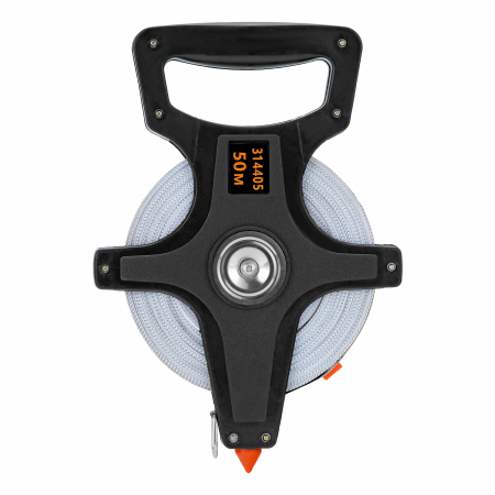 Рулетка геодезическая, 50 м х 12.5 мм, лента ПВХ, открытый корпус Sparta 314405