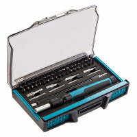 Отвертка-реверс для точн. раб., 48 пред., PH + PZ + SL + HEX + Torx + TT, CrMo, 2к рукоятка GROSS 11599