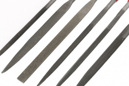 15816 Набор надфилей, 160х4 мм, 6 шт., обрезиненные рукоятки Matrix 