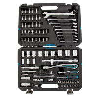 Набор инструментов, 1/4 , 1/2 , CrV, 120 зубьев, 82 предмета GROSS 14149