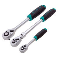 Набор инструментов, 1/2.3/8. 1/4, CrV, пластиковый кейс 142 предмета STELS 14107