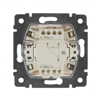 VALENA Переключатель одноклавишный на два направления с подсветкой белый Legrand/Daccord 774426