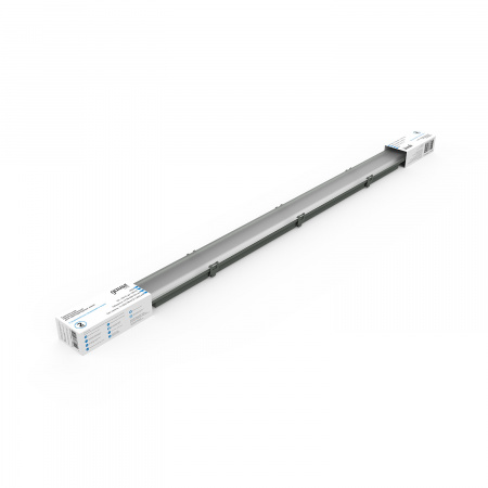 Светильник под светодиодную лампу ДСП 1хG13 AC 220В IP65 1276х60х55мм Пластик сквозная проводка для лампы 1200мм LITE Gauss GAUSS 909437112