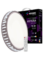 Светильник светодиодный ДБО-75 Вт настенно-потолочный управляемый ASTRA 230В 3000-6500K 6000Лм 500х100мм Космос KSAstr75W