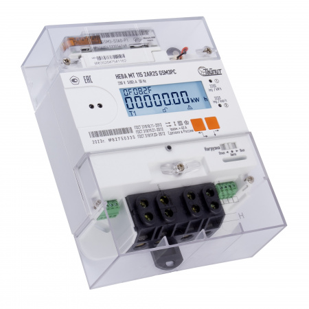 6175791 Счётчик электроэнергии однофазный НЕВА МТ 115 2AR2S GSM3PC5(80)А 77 регион Тайпит 