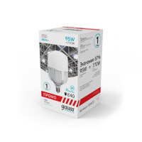 Лампа светодиодная LED 95 Вт 8800 лм 4100К цилиндр Т160 нейтральный E40 AC 220В PROMO Elementary Gauss GAUSS 60420