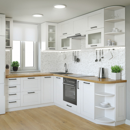 997520224 Светильник светодиодный ДВО 26 Вт 2250 лм 4000К AC 220В IP20 круг D225х26мм монт d190мм Пластик Elementary Gauss GAUSS 