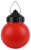Б0052012 Светильник НСП 01-60-003 подвесной Гранат полиэтилен IP44 E27 max 60Вт шар красный ЭРА 