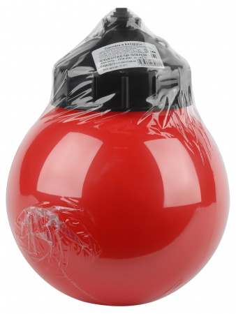 Б0052012 Светильник НСП 01-60-003 подвесной Гранат полиэтилен IP44 E27 max 60Вт шар красный ЭРА 