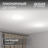 Светильник светодиодный ДВО 24 Вт 2400 лм 4000К AC 220В IP20 круг D170х27мм монт d155мм Пластик безрамочный Frameless Gauss GAUSS 967511224