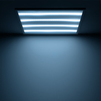 Светильник светодиодный ДВО 36 Вт 3200 лм 6500К AC 220В IP20 595х595х19мм матовый опал Офис Gauss GAUSS 842123340