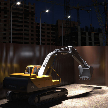 Прожектор светодиодный ДО 200 Вт 17000 лм 6500К AC 220В IP65 290х353х34мм Elementary PROMO G2 Gauss GAUSS 613100200P