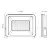 Прожектор светодиодный ДО 200 Вт 17000 лм 6500К AC 220В IP65 290х353х34мм Elementary PROMO G2 Gauss GAUSS 613100200P