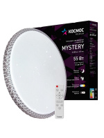 Светильник светодиодный ДБО-55 Вт настенно-потолочный управляемый MYSTERY 230В 3000-6500K 4400Лм 400х70мм Космос KSMyst55W