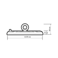 Светильник светодиодный промышленный ДСП-100Вт 5000К 10000Лм 90° IP65 Jazzway JazzWay 5052451