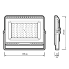 5057692 Прожектор светодиодный ДО-100 Вт 9000 Лм 6500К  LOWTEMP 120° IP65  JazzWay 