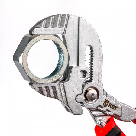 82148 Клещи переставные - гаечный ключ 180 мм серия ПРОФИ КВТ 