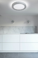 Светильник светодиодный ДБО-120 Вт настенно-потолочный управляемый Loft-G 230В 3000-6500K 9600Лм 490х100мм Космос KSLofG120W