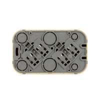 Quteo розетка двойная без заземления без шторок   -16 A-250 В IP 20 - Дерево Legrand/Daccord 782281