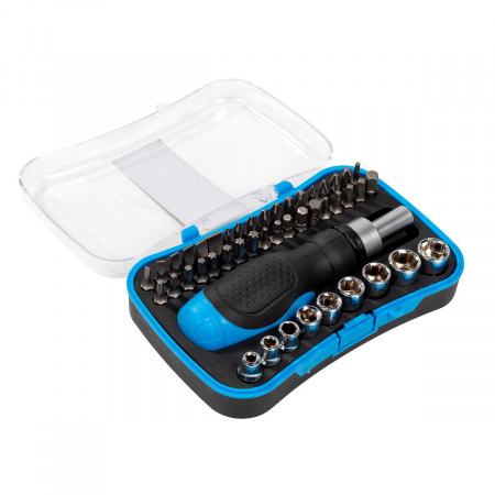 Набор отвертка с битами НБ-46 серия МАСТЕР КВТ 78709