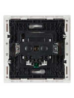 FORTE&PIANO Розетка 1-местная с заземлением без защитных шторок безвинтовое крепление 16А FP214 белый IEK FP-R11-16-1-K01