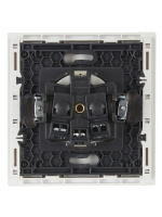 FORTE&PIANO Розетка 1-местная с заземлением без защитных шторок винтовое крепление 16А FP216 белый IEK FP-R11-16-K01