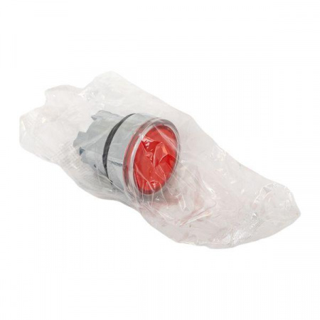 XB4BW-R Исполнительный механизм кнопки XB4 красный плоский возвратный без фиксации, с подсветкой EKF 