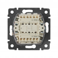 VALENA Переключатель одноклавишный промежуточный в рамку слоновая кость Legrand/Daccord 774307