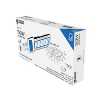 Светильник уличный консольный ДКУ 150 Вт 18000 лм 5000К AC 220В IP65 535х260х64мм широкая КСС Ш Qplus Gauss GAUSS 629535315