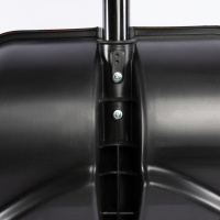 Лопата для уборки снега, полипропилен, 550х415х1405 мм, алюминиевый черенок, BASE PALISAD 61607