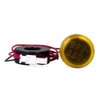 Индикатор значения тока и напряжения желтый ED16-22AVD 100А PROxima EKF ed16-22avd-y