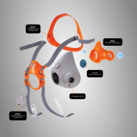 Полумаска Jeta Safety фильтрующая из изолирующих материалов, размер M, фильтры в комплект не входят 6500-M