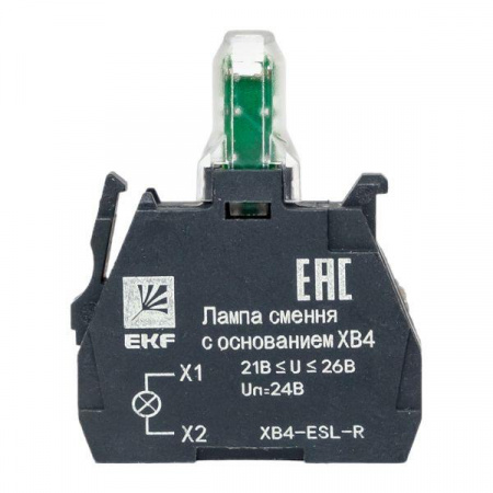 XB4-ESL-R Лампа сменная c основанием XB4 красная 24В PROxima EKF 