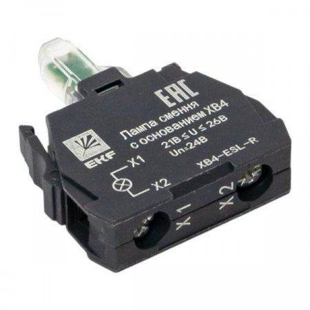 XB4-ESL-R Лампа сменная c основанием XB4 красная 24В PROxima EKF 