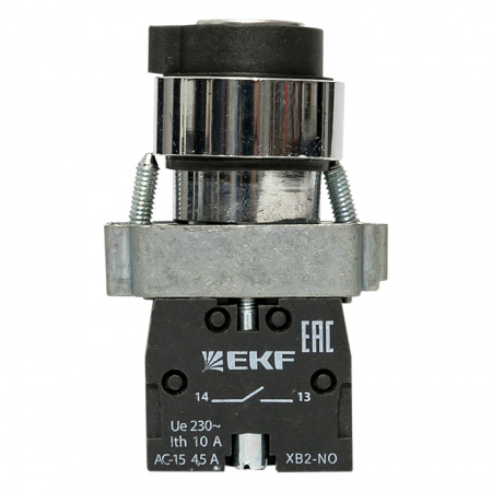 xb2-bg33 Переключатель BG33 3 полюса с замком не возвратный 2NO EKF 