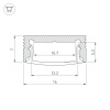 Профиль SL-SLIM-H7-2000 ANOD (ARL, Алюминий) Arlight 023716