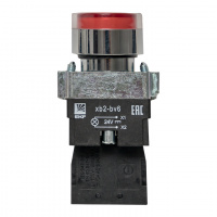 Кнопка BA42 с подстветкой 24В красная NC PROxima EKF xb2-bw42-24
