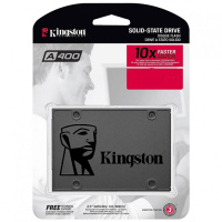 Накопитель SSD 2.5'' 480GB A400, SATA III, 3D NAND TLC, 500/450 Мб/с Kingston SA400S37/480G 52491