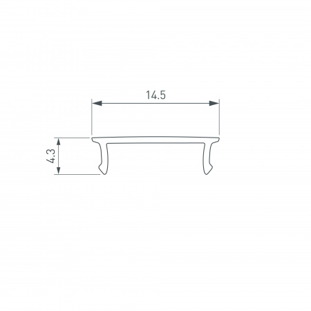 Экран SL-W15-3000 OPAL (пластик) Arlight 036034