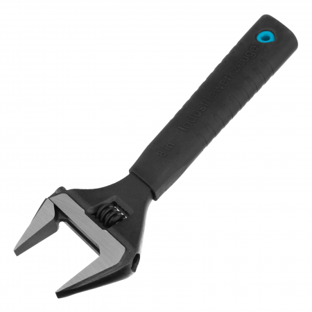 Ключ разводной, 200 мм,CrV, тонкие губки, защитные насадки GROSS 15568