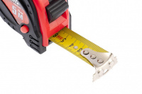 Рулетка Status magnet 3 fixations, 5 м х 25 мм, обрезиненный корпус, зацеп с магнитом Matrix 31005