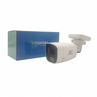 Видеокамера IP 3Мп цилиндрическая уличная IP66 ИК-30м c РОЕ (2.8мм) Space Technology ST-301 IP HOME POE DUAL LIGHT 00-00078283