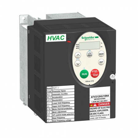 ATV212HU22N4 Преобразователь частоты 2.2кВт 480В IP21 Schneider Electric 