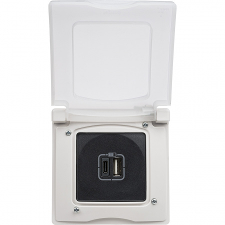 ETIKA Рамка 1 пост IP44 белая Legrand/Daccord 672550