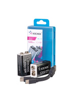 Аккумулятор крона Li-ion 9V 1000мАч 2 шт в боксе Космос KOCLi9V1200mAh2B
