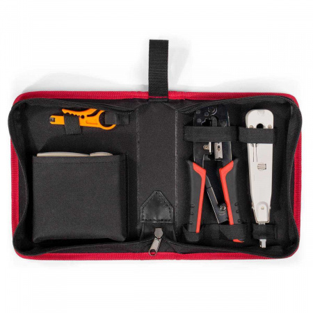 85935 Набор для работ с сетевым кабелем LAN-4 серия ПРОФИ КВТ 