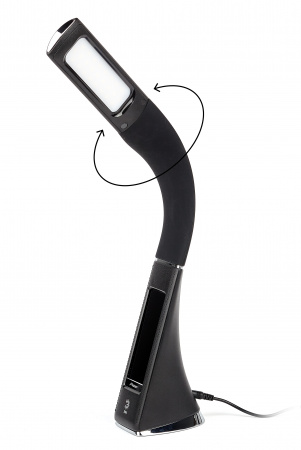 Б0028458 Светильник настольный светодиодный черный NLED-458-6W-BK ЭРА 